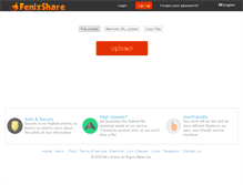 Tablet Screenshot of fenixshare.com